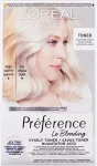 L'Or&eacute;al Paris Pr&eacute;f&eacute;rence Le Blonding Toner #Platinum Ice 60ml - happeline toonija