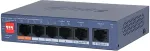 Dahua Switch||DH-CS4006-4ET2GT-60|Switch layer L2|2xRJ-45 ports|RJ-45 Ports Type Fast Ethernet (10/100)|4xGigabit Ethernet (copper) ports quantity|Power over Ethernet (PoE) Yes|4xPower over Ethernet (PoE) ports quantity|Total Power over Ethernet (PoE ...