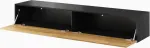 Cama MEBLE Cama TV Stand VIGO '180' 30/180/40 black/wotan oak