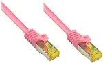 GoodConnections Good Connections Patchkabel m. Cat.7 Rohk. magenta 0,5m