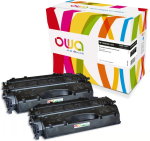 Tooner Armor OWA set compatible with HP CE505XD, 2x6500st, black