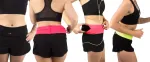 Avento Sports Belt 21PR M Fluorescent yellow/Black/Silver