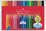 Faber-Castell Filzstift Grip Colour Marker 20x Etui