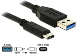 DeLOCK USB 10 Gbps Kabel Typ-A zu USB Type-C&trade; 0,5 m