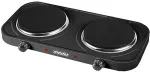Pliidiplaat Mesko Home MS 6509 hob Black Countertop Sealed plate 2 zone(s)