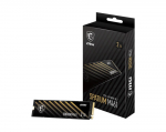 SSD MSI SPATIUM M461 2TB M.2 NVMe 3D NAND Write speed 4200 MBytes sec Read speed 5000 MBytes sec 2.15mm TBW 450 TB MTBF
