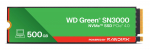 SSD SANDISK 150xTBW rating MTBF 1.75 h NVMe Yes ArvutiI Express 4.0 M.2 500 GB POWERED BY SANDISK Green