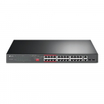 Switch TP-LINK TL-SL1226P Desktop/pedestal 24x10Base-T / 100Base-TX 2x10Base-T / 100Base-TX / 1000Base-T PoE+ ports 24 TL-SL1226