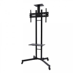 TV SET ACC FLOOR STAND BLACK 32-55"