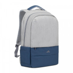 NB Seljakott ANTI-THEFT 17.3" 7567 GREY DARK BLUE RIVACASE