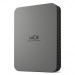 External HDD LACIE Mobile Drive Secure STLR5000400 5TB USB-C USB 3.2 Colour Space Gray STLR5000400