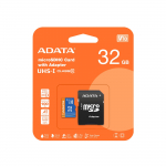 MicroSDHC m&auml;lukaart 32GB W/ADAP./AUSDH32GUICL10A1-RA1 ADATA