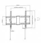 TV SET ACC WALL MOUNT 37-80" WM-80T-01 GEMBIRD