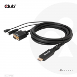 CABLE HDMI TO VGA 2M M M CAC-1712 CLUB3D