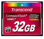 MEMORY COMPACT FLASH 32GB 800X TS32GCF800 TRANSCEND
