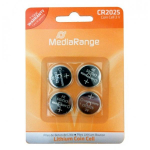 Patareid MEDIARANGE MRBAT131 CR2025 liitium 4tk