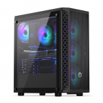Case ENDORFY Signum 300 ARGB MidiTower Case product features Transparent panel Not included ATX MicroATX MiniITX Colour Black EY