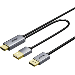 HDMI DISPLAYPORT MUUNDUR V1714AGY01 1.8 m, 4K UHD UNITEK
