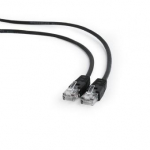 Pistikukaabel GEMBIRD PP12-0.5M/BK CAT5E UTP 0.5m must