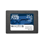 SSD PATRIOT P220 256GB SATA Write speed 490 MBytes sec Read speed 550 MBytes sec 2,5" TBW 120 TB