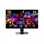 Monitor MSI 31.5" Gaming Panel QD-OLED 3840x2160 16:9 165Hz 0.03 ms Swivel Pivot Height adjustable Tilt Colour Black MAG321UPQD-