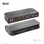 KVM-l&uuml;liti CLUB3D DP/HDMI