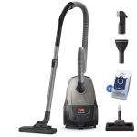 Vacuum Cleaner|PHILIPS|Input power 850 W|Dust capacity 3 L|Cylinder vacuum|Cleaning type Dry|Dust container Dust bag|Colour Blac