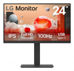 LCD Monitor LG 23.8" Business Panel IPS 1920x1080 16:9 100Hz 5 ms K&otilde;lars Swivel Pivot Height adjustable Tilt 24BA750-B