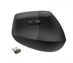 MOUSE USB OPTICAL WRL VERTICAL/BLACK RIGH 910-006494 LOGITECH