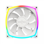 CASE FAN 120MM RX120 PWM WHITE 3 IN 1 MONTECH