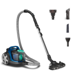 Vacuum Cleaner PHILIPS Cordless 900 Watts Capacity 1.5 l Noise 77 dB Black Weight 4.5 kg FC9557/09
