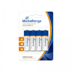 Patareid MEDIARANGE MRBAT154 AA liitium 4tk