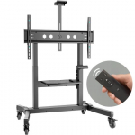 TV SET ACC MOTOR. MOBILE STAND 50-100" BLACK ONKRON