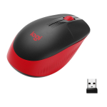 Hiir USB OPTICAL WRL M190 RED 910-005908 LOGITECH