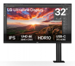 LCD Monitor LG 31.5" Panel IPS 16:9 60Hz 5 ms K&otilde;lars Swivel Pivot Height Tilt Colour Black