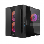 Case CHIEFTEC micro ATX Mini-ITX Black Cube Arvuti GM-02B-OP