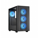 Case CHIEFTEC HUNTER 3 MidiTower Case product features Transparent panel Not included ATX EATX MicroATX MiniITX Colour Black GS-