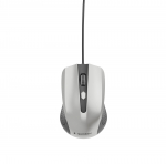Hiir USB OPTICAL BLACK SILVER MUS-4B-01-BS GEMBIRD