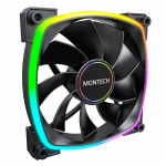 CASE FAN 140MM/RX140 PWM BLACK MONTECH