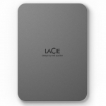 External HDD LACIE Mobile Drive Secure STLR4000400 4TB USB-C USB 3.2 Colour Space Gray STLR4000400