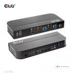 KVM-l&uuml;liti CLUB3D HDMI 2-port