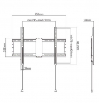 TV SET ACC WALL MOUNT 37-80" GEMBIRD