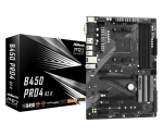 Emaplaat ASROCK AMD B450 SAM4 ATX 4xArvutiI-Express 2.0 1x 2xArvutiI-Express 3.0 16x 2xM.2 Memory DDR4 Memory slots 4 1x15pin D-