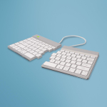 Juhtmeta klaviatuur R-GO Tools Compact Break valge