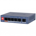 V&otilde;rgul&uuml;liti DAHUA DH-CS4006-4ET2GT-60 V&otilde;rgul&uuml;liti layer L2 2xRJ-45 ports RJ-45 Ports Type Fast Ethernet (10/100) 4xGigabit Ether