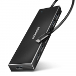 I O HUB USB-C 7PORT FLAT 0.3M HUE-F7C AXAGON