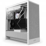 Case NZXT H5 Flow Case product panel Not ATX EATX MiniITX Colour White