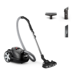 Tolmuimeja PHILIPS XD8122/10 kott must