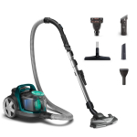 Vacuum Cleaner PHILIPS Bagless 900 Watts Capacity 1.5 l Noise 77 dB Dark Grey Weight 5.3 kg FC9556/09