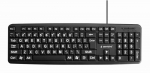 USB ENG BIG LETT. BLACK GEMBIRD